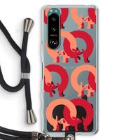 Dogs: Sony Xperia 5 III Transparant Hoesje met koord