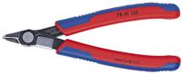 KNIPEX electronic super knips 78 41 125 elektronica-tang (rood/blauw)