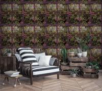 Dutch Wallcoverings Cascading Gardens - Comoro - Plum Dutch Wallcoverings Cascading Gardens - Comoro - Plum
