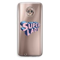 Superlady: Motorola Moto G6 Transparant Hoesje Superlady: Motorola Moto G6 Transparant Hoesje