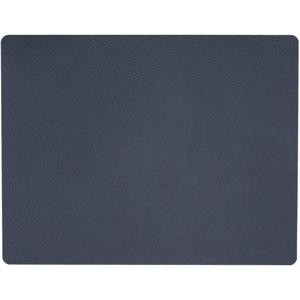 LIND DNA Placemat Hippo - Leer - Navy Blue - 45 x 35 cm