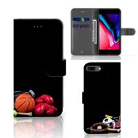 Apple iPhone 7 Plus | 8 Plus | Wallet Case | met Pasjes | Sports