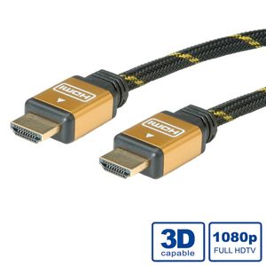 ROLINE GOLD HDMI High Speed Kabel, M/M, 20 m