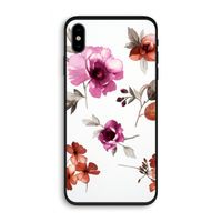 Geschilderde bloemen: iPhone X Biologisch afbreekbaar hoesje