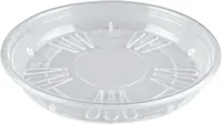 Elho uni-schotel rond 16 cm transparant