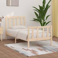 Bedframe massief hout 90x190 cm