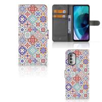 Motorola Moto G51 5G | Bookcase | Tiles Color