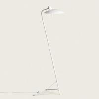 Minimalistische vloerlamp wit met E27 fitting en schakelaar &apos;Sebastiaan&apos;