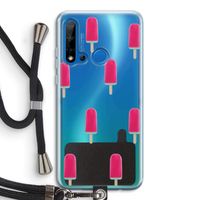 Waterijsje: Huawei P20 Lite (2019) Transparant Hoesje met koord