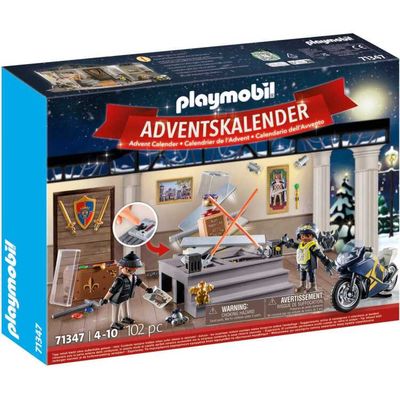 PLAYMOBIL City Action - Adventskalender Politie museumdiefstal Constructiespeelgoed