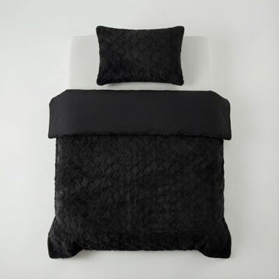 Sleeptime Faux Fur Syon Zwart 140 x 200/220 cm