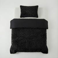 Sleeptime Faux Fur Syon Zwart 140 x 200/220 cm