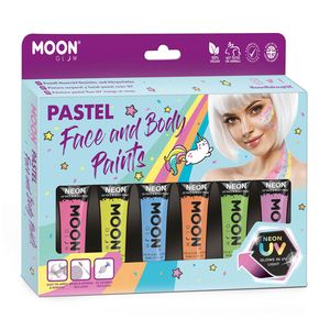 Haza Witbaard Face & Body Paint Schminkset Pastel Neon