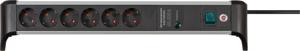 Brennenstuhl ALU-Office-Line | 6 voudig | *DE* | 60kA/o.Filter | 3m | H05VV-F3G1,5 1391020600
