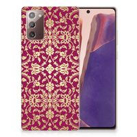 Siliconen Hoesje Samsung Note 20 Barok Pink - thumbnail