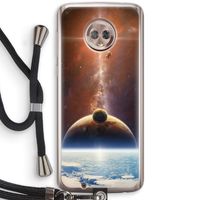 Omicron 2019: Motorola Moto G6 Transparant Hoesje met koord