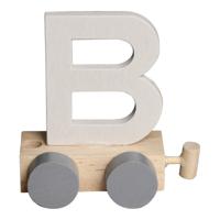 JeP kids houten treinletter B-offwhite
