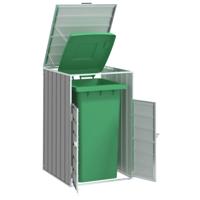 VidaXL Containerberging voor 1 container 72x81x115 cm staal grijs
