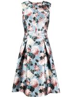 Sachin & Babi Tish floral-print dress - Bleu - thumbnail