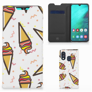 Samsung Galaxy A40 Flip Style Cover Icecream