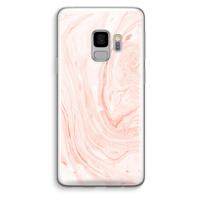 Peach bath: Samsung Galaxy S9 Transparant Hoesje