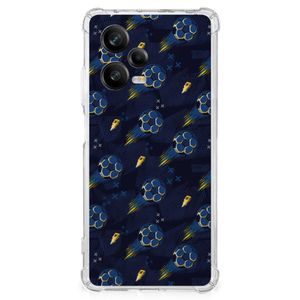 Doorzichtige Silicone Hoesje voor Xiaomi Redmi Note 12 Pro Plus Voetbal