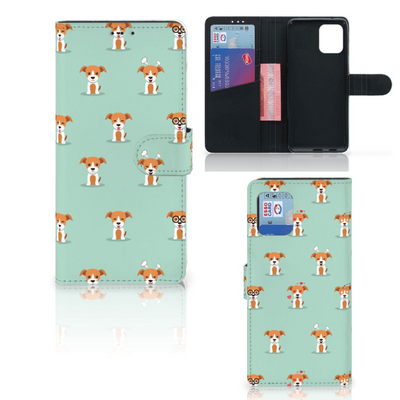 OPPO Find X3 Pro Telefoonhoesje met Pasjes Pups OPPO Find X3 Pro Telefoonhoesje met Pasjes Pups