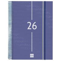 Agenda Finocam Blauw A4 21 x 29,7 cm