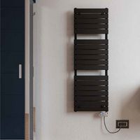 Badstuber E-Pisa elektrische radiator 50x151.2cm mat zwart 750W - thumbnail