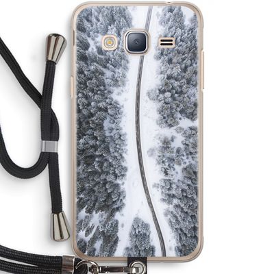 Snøfall: Samsung Galaxy J3 (2016) Transparant Hoesje met koord