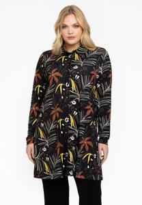 Yoek Blouse | Zwart | Maat 54/56