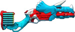 Hasbro DinoSquad Tricera-Blast nerf-gun