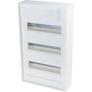 F-Tronic APV 42 ledige kast 3 rijen 42 modules met DIN rail