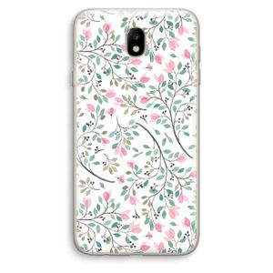 Sierlijke bloemen: Samsung Galaxy J7 (2017) Transparant Hoesje