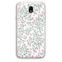 Sierlijke bloemen: Samsung Galaxy J7 (2017) Transparant Hoesje