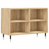 The Living Store Tv-meubel - Tv-kast - 69.5 x 30 x 50 cm - Sonoma eiken - thumbnail