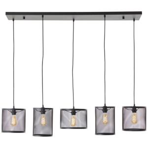 Brilliant Eettafel hanglamp Maze met gaas kappen 99807/86