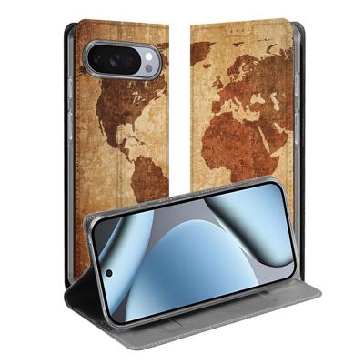 Google Pixel 10 | Pixel 10 Pro Telefoonhoesje Wereldkaart