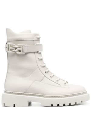 Bally bottines Gioele en cuir - Blanc