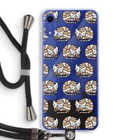 Slapende poes: Honor Play 8A Transparant Hoesje met koord Slapende poes: Honor Play 8A Transparant Hoesje met koord