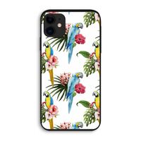 Kleurrijke papegaaien: iPhone 11 Biologisch afbreekbaar hoesje