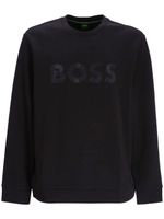 BOSS pull à ornements strassés - Noir