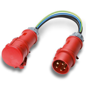 BENNING Meetadapter driefase 32 A CEE 5-polig voor CM 9, 9-1, 9-2 (actief)