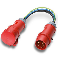 BENNING Meetadapter driefase 32 A CEE 5-polig voor CM 9, 9-1, 9-2 (actief)