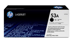 HP toner 53A, 3 000 pagina's, OEM Q7553A, zwart