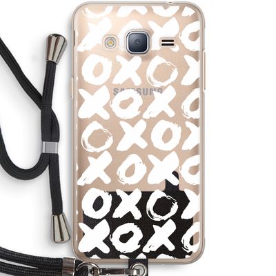 XOXO: Samsung Galaxy J3 (2016) Transparant Hoesje met koord