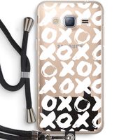 XOXO: Samsung Galaxy J3 (2016) Transparant Hoesje met koord