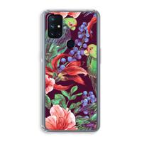 Papegaaien: OnePlus Nord N10 5G Transparant Hoesje