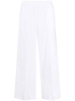 P.A.R.O.S.H. pantalon droit à broderie anglaise - Blanc