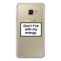 My energy: Samsung A3 (2017) Transparant Hoesje